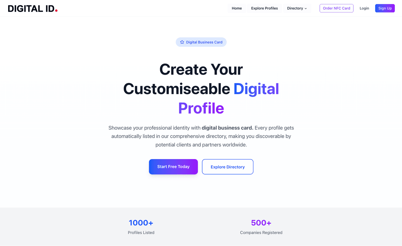 Digital Business Card