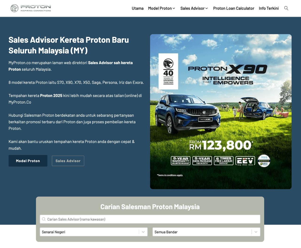 Proton Sales Advisor Malaysia